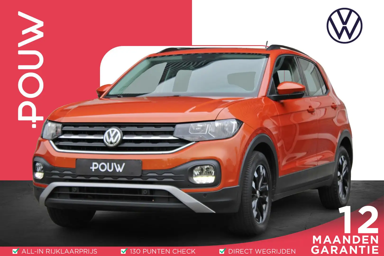Volkswagen T-Cross 1.0 TSI 95pk DSG Life | Apple Carplay/Android Auto Orange - 1