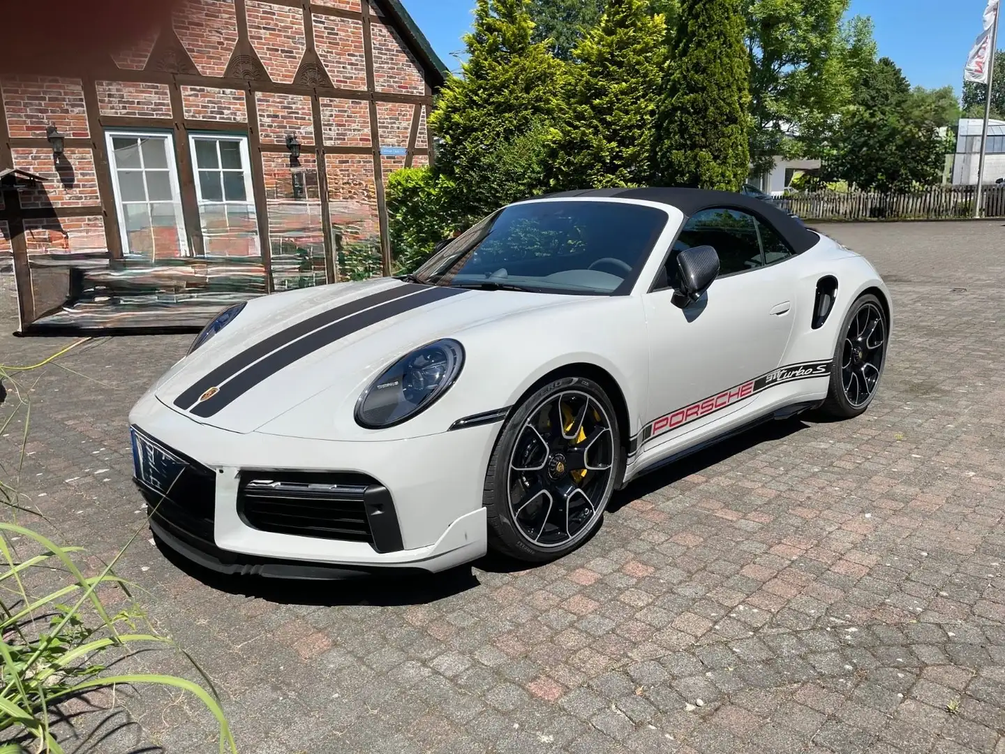 Porsche 992 TURBO S CABRIO|SPORTDESIGN PAKET|BURMESTER| Gris - 1
