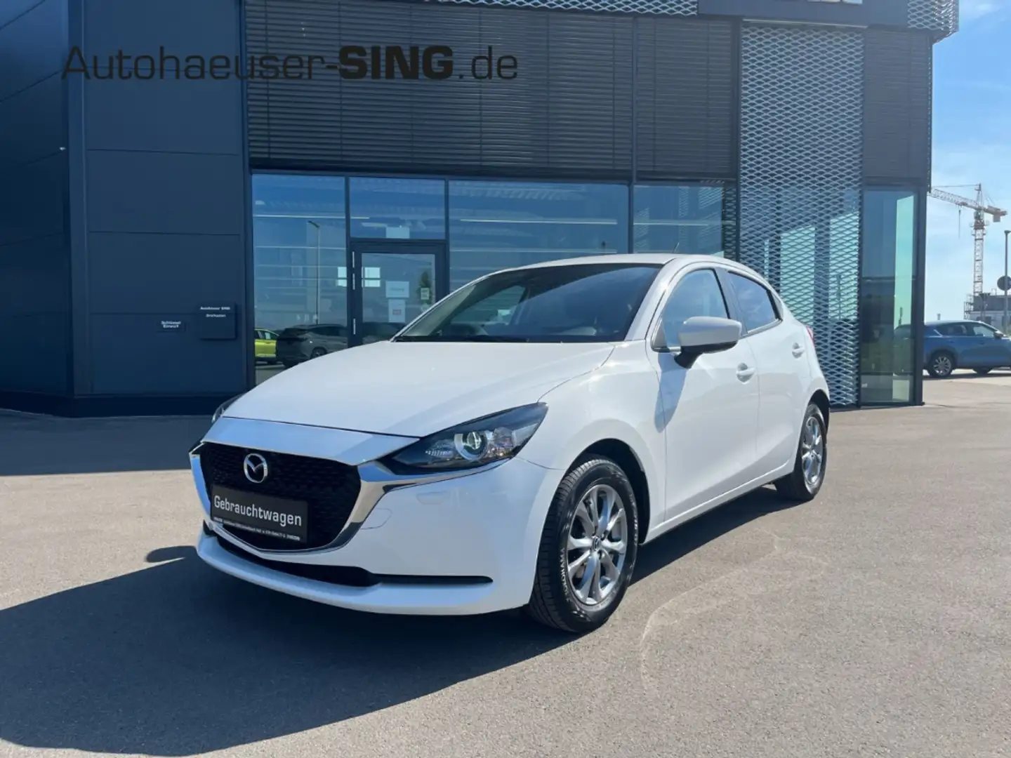 Mazda 2 Exclusive-Line Keyless Go LED Klima NAV AC/AA Weiß - 1