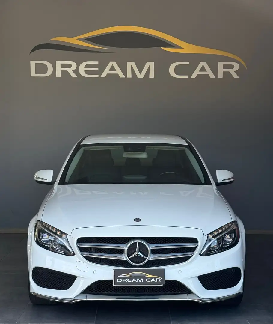Mercedes-Benz C 220 Classe C-W205 2014 Berlina d (bt) Premium AMG auto Weiß - 2
