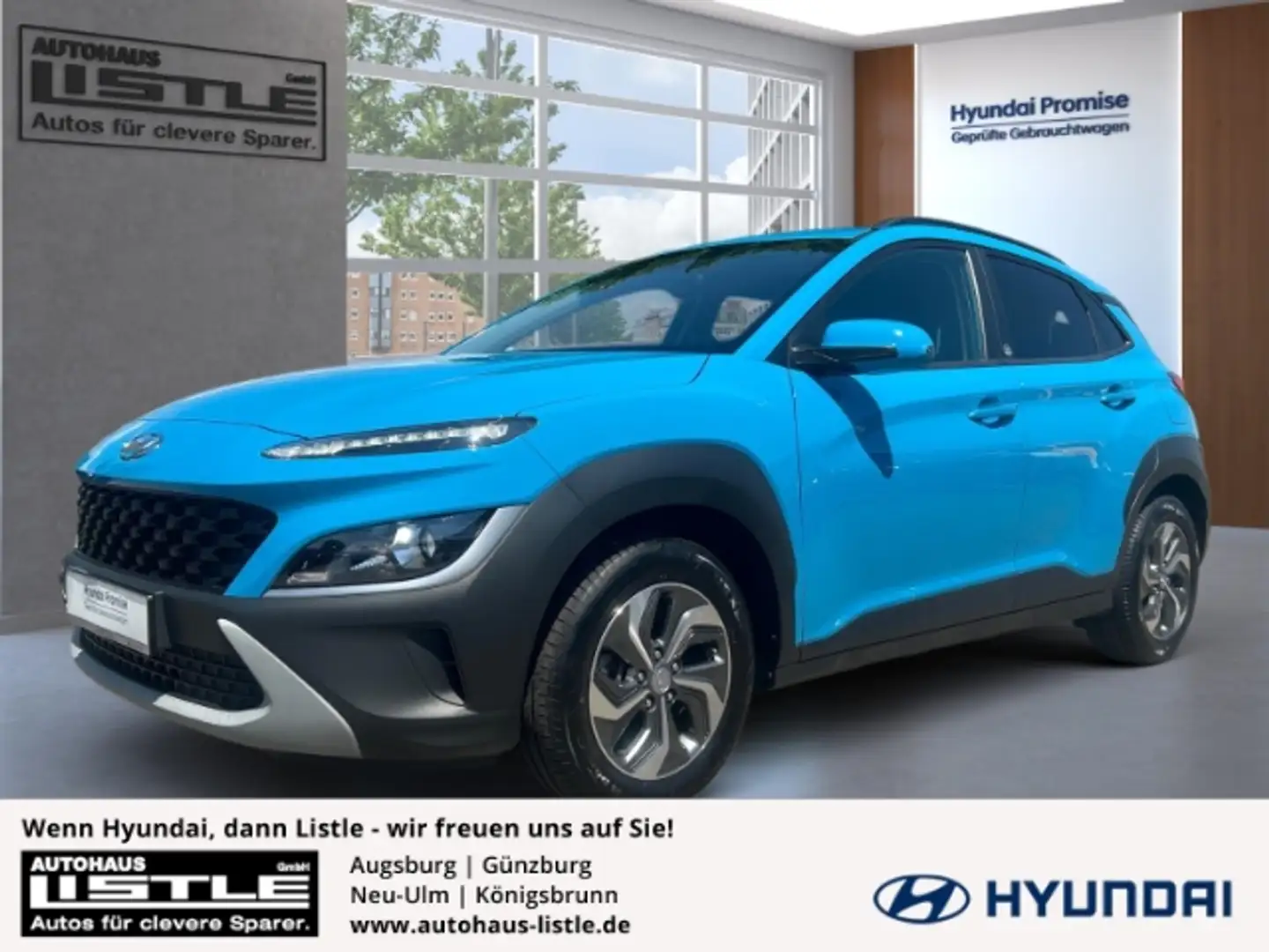 Hyundai KONA Edition 30 Hybrid 2WD 1.6 GDI EU6d Apple CarPlay A Blau - 1
