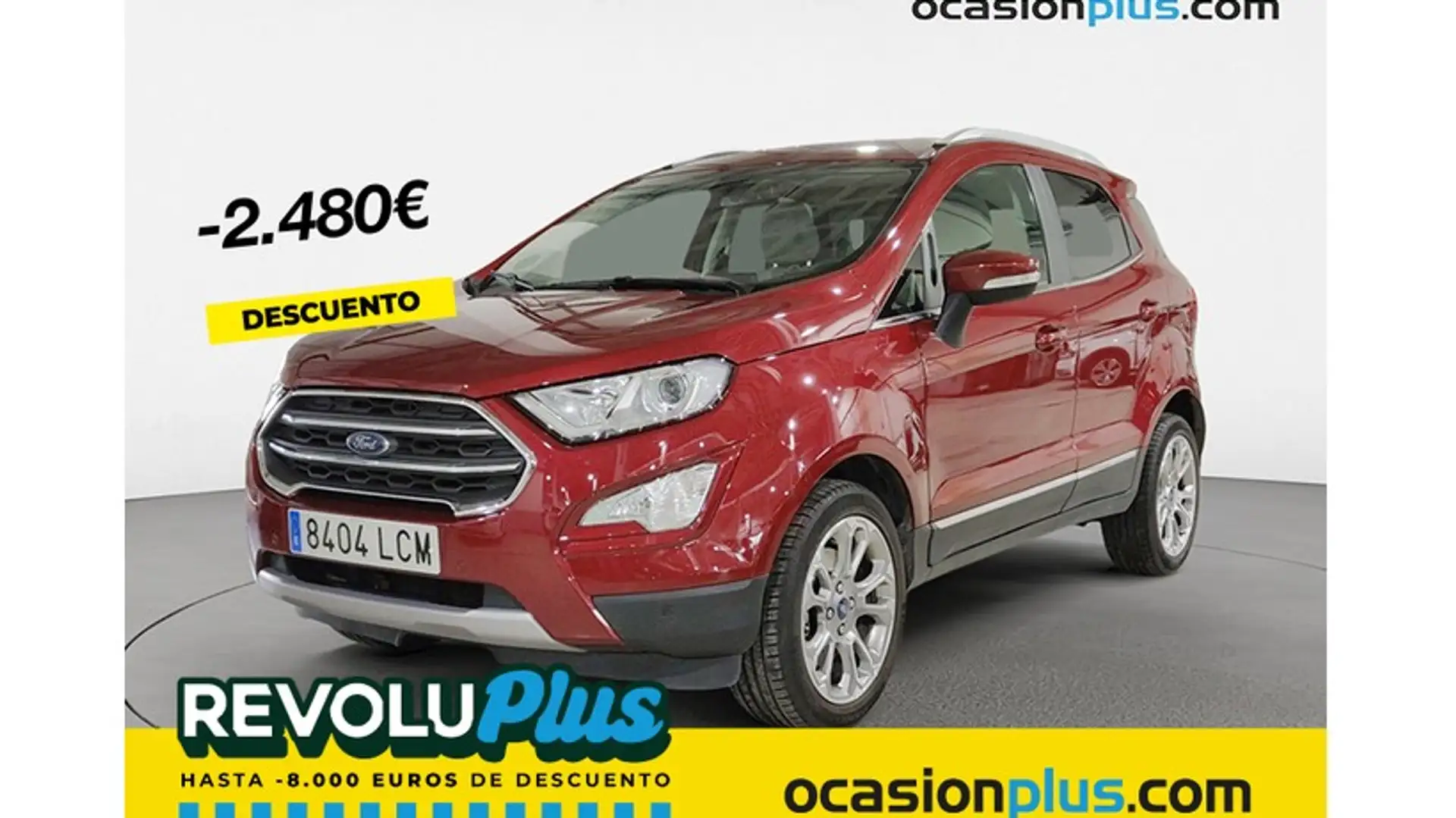 Ford EcoSport 1.0 EcoBoost Titanium 125 Rojo - 1
