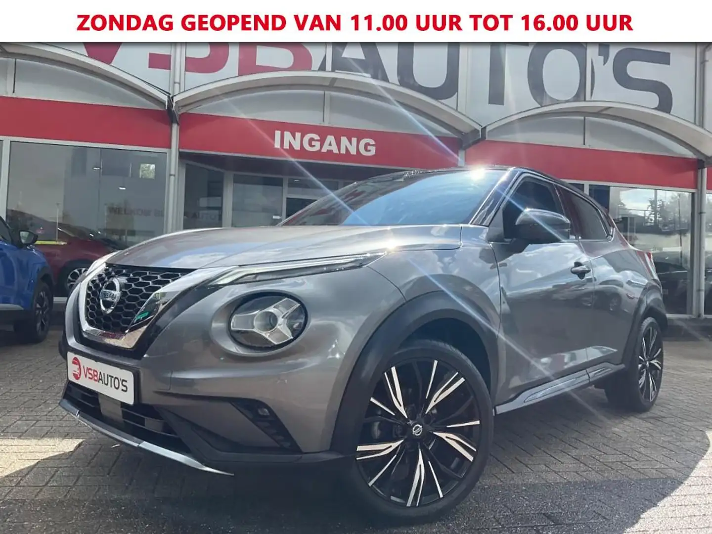 Nissan Juke DIG-T N-DESIGN AUT. NAVI CAMERA AIRCO LMV Gris - 1