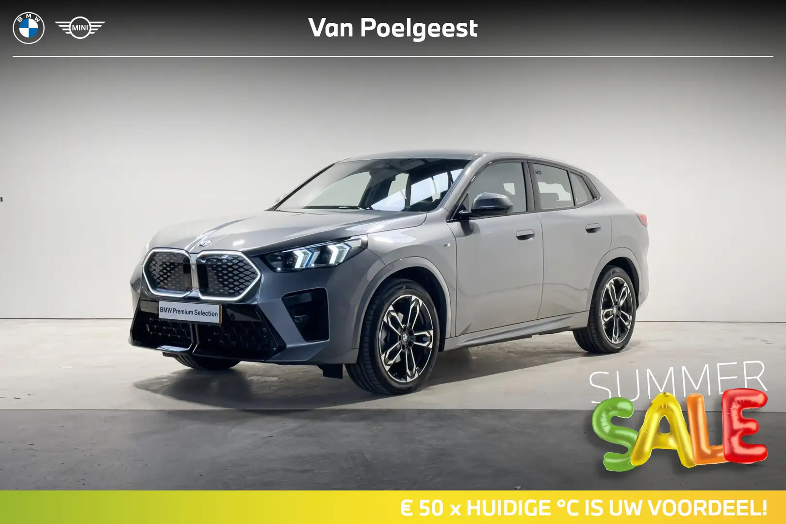 BMW iX2 eDrive20 Innovation Pack M Sportpakket | Summer Sa Gris - 1