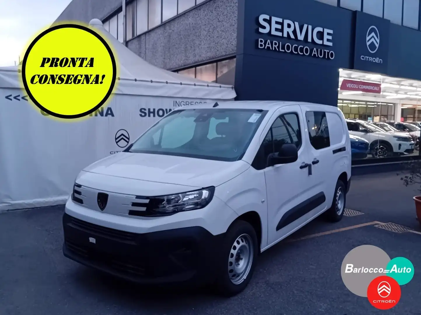 Peugeot Partner BlueHDi 100 S&S PL-DC Doppia Cabina Mobile Bianco - 1