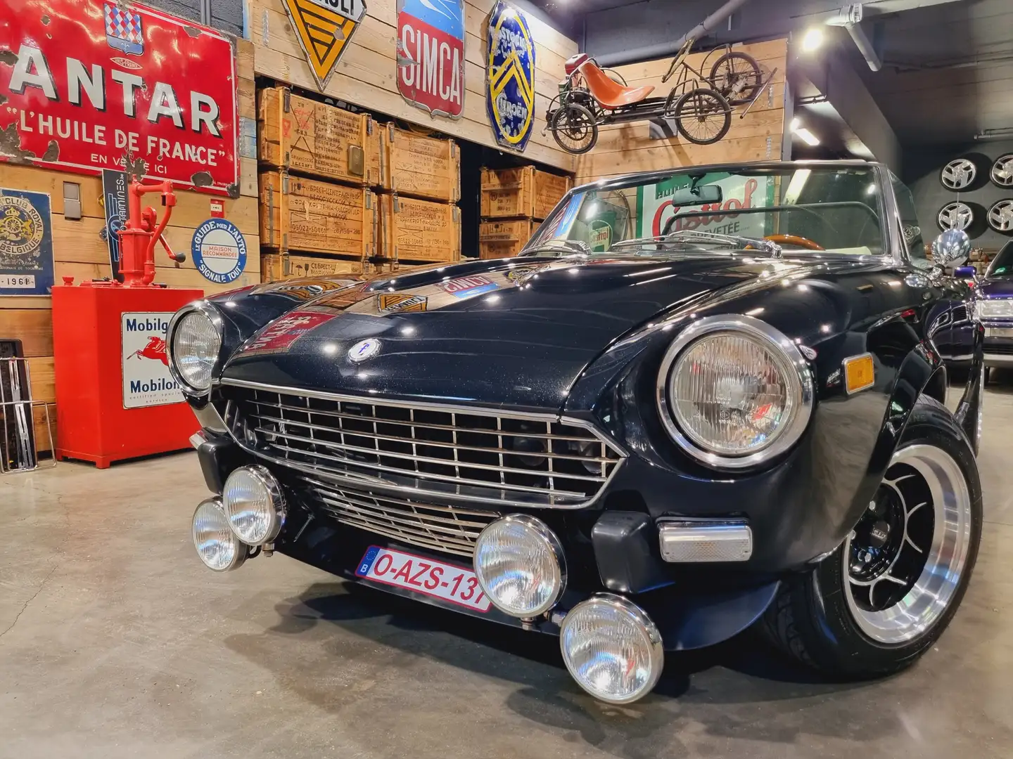 Fiat 124 Spider VOITURE DE COLLECTION PRIVEE & TRES PARTICULIERE Noir - 1