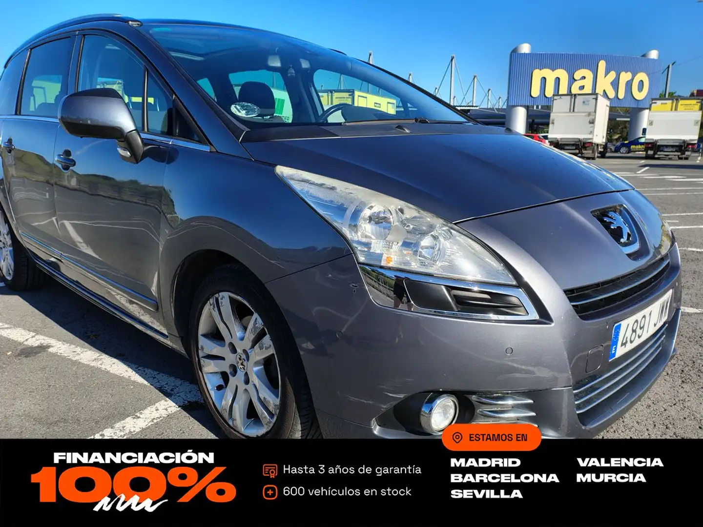 Peugeot 5008 1.6e-HDI BL FAP Active CMP 112 Gris - 1