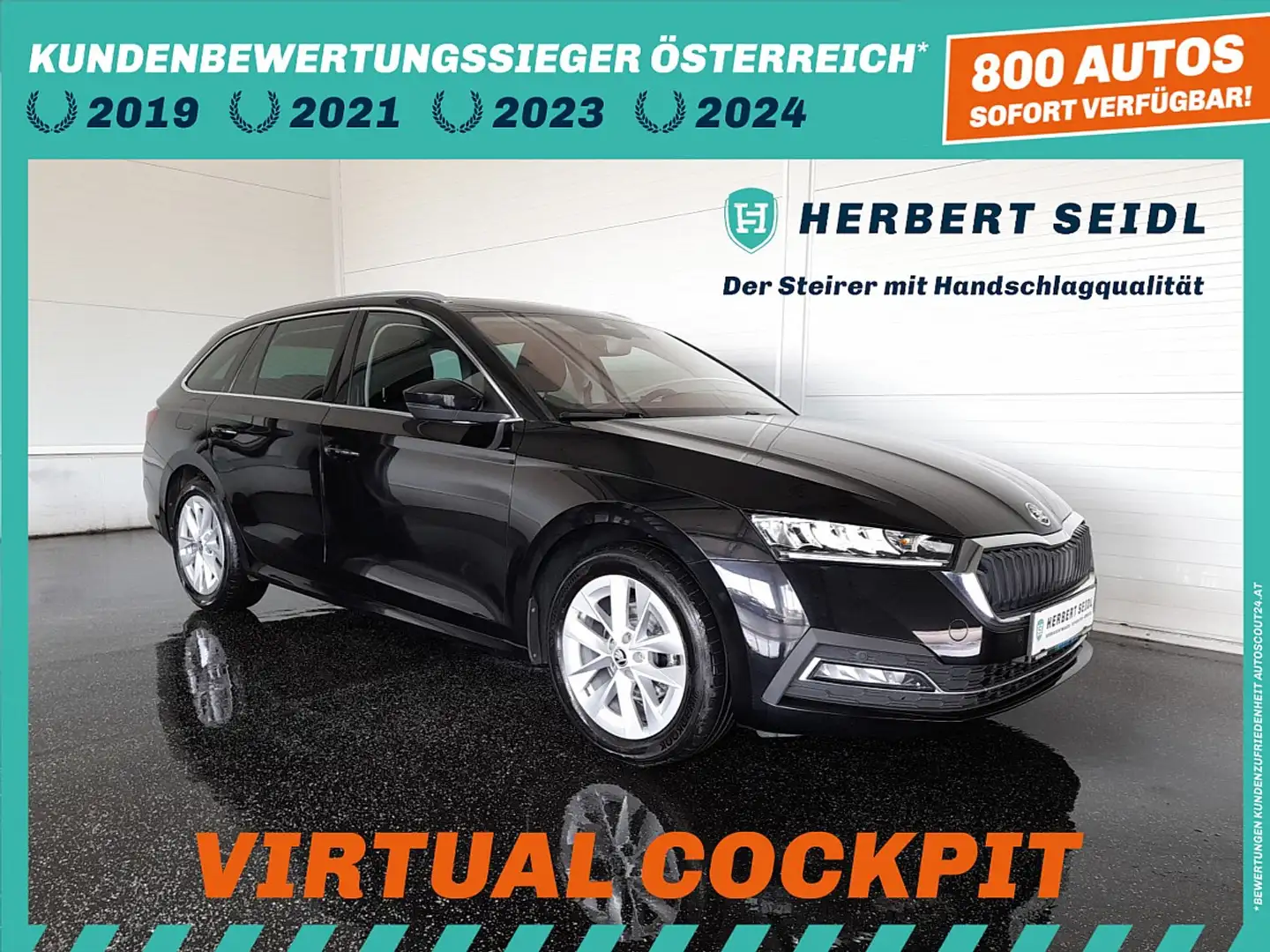 Skoda Octavia Combi STYLE 2,0 TDI DSG *LED & DYN BLINKER / VI... Schwarz - 1