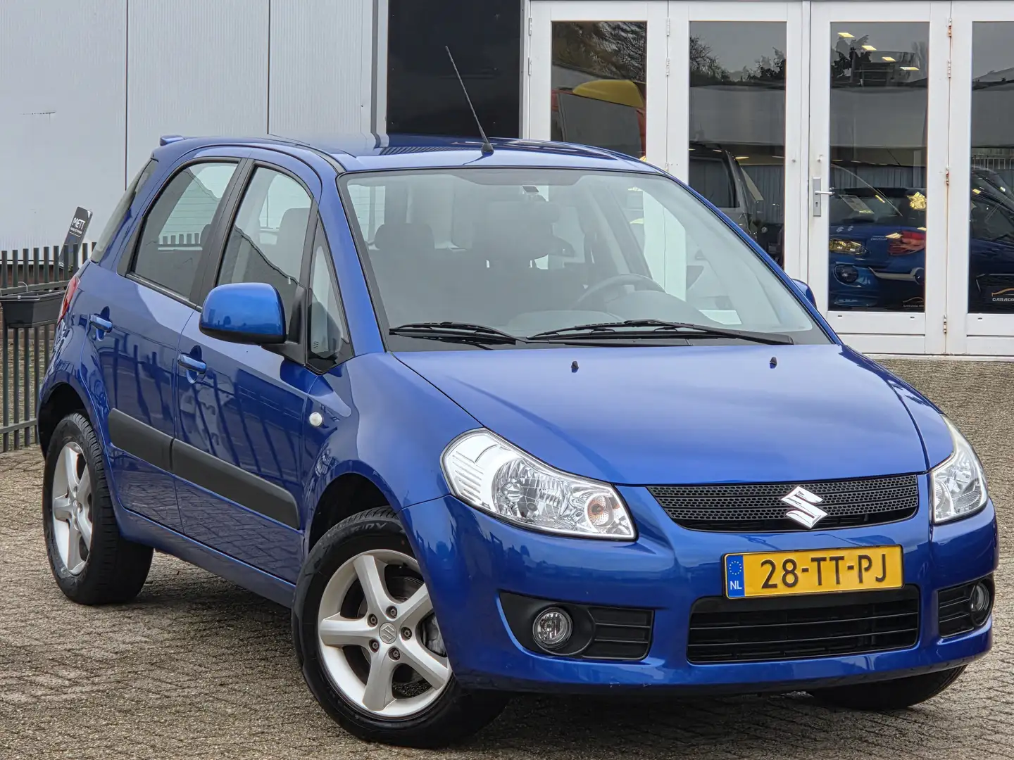 Suzuki SX4 1.6 Exclusive AUTOMAAT|AIRCO|KEYLESS GO|KEYLESS EN Blauw - 2