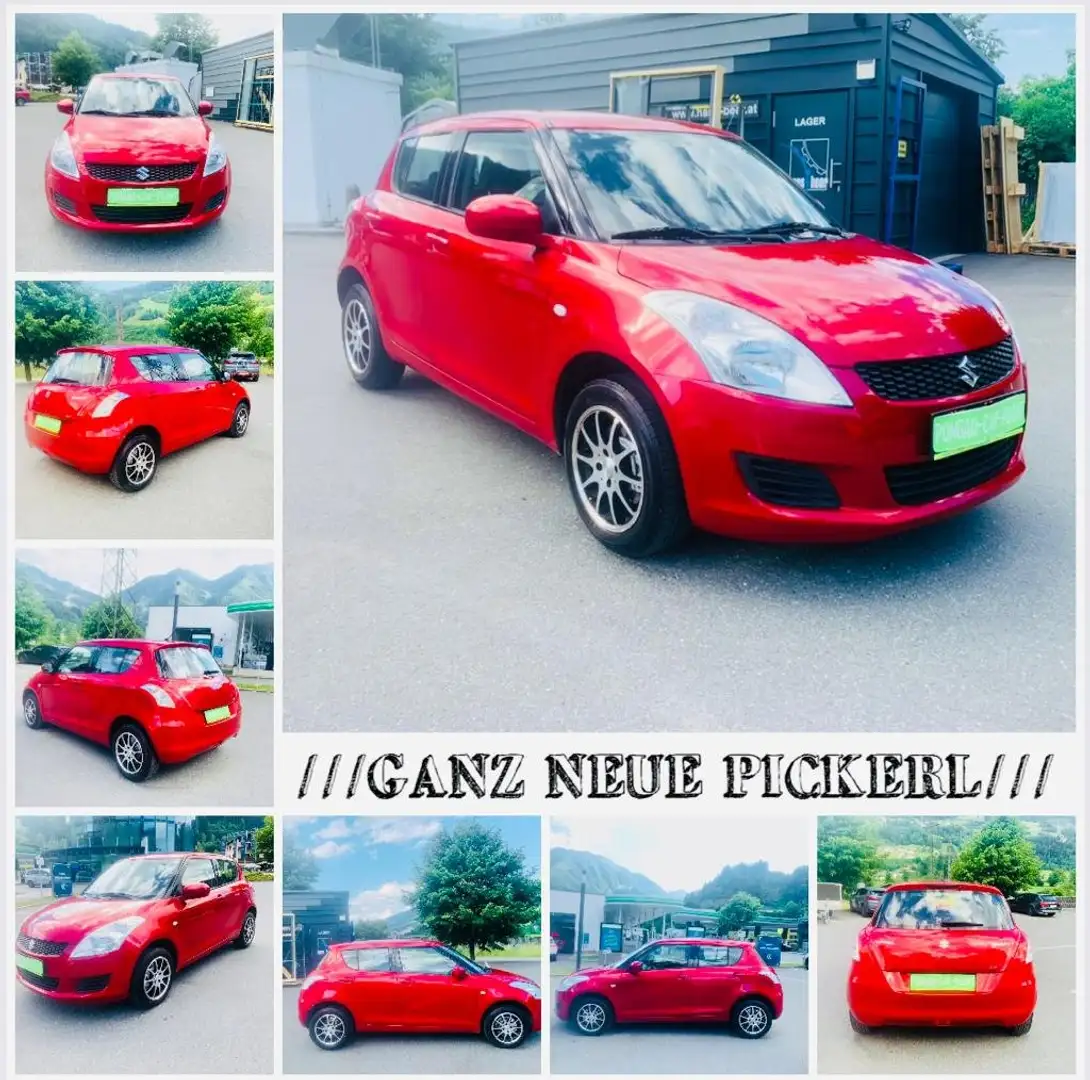 Suzuki Swift 1,2 GL4x4 1BESITZ Pickerl10/2025 Rot - 1