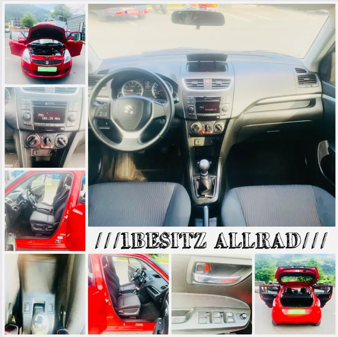 Suzuki Swift 1,2 GL4x4 1BESITZ Pickerl10/2025 Rot - 2