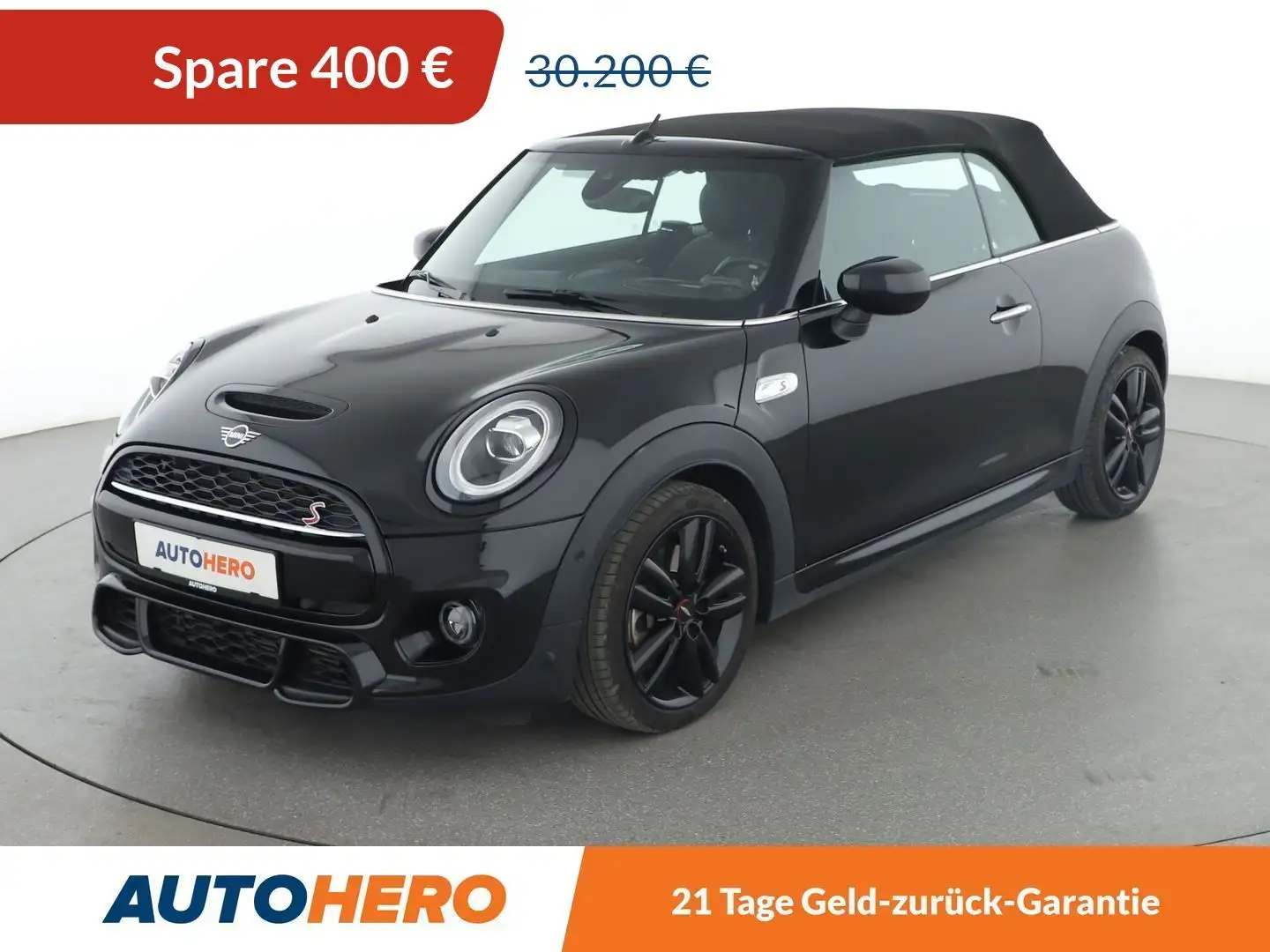 MINI Cooper S Cabrio Cooper S  Aut.*NAVI*HEAD-UP*LED*TEMPO*CAM*PDC*SHZ* Black - 1