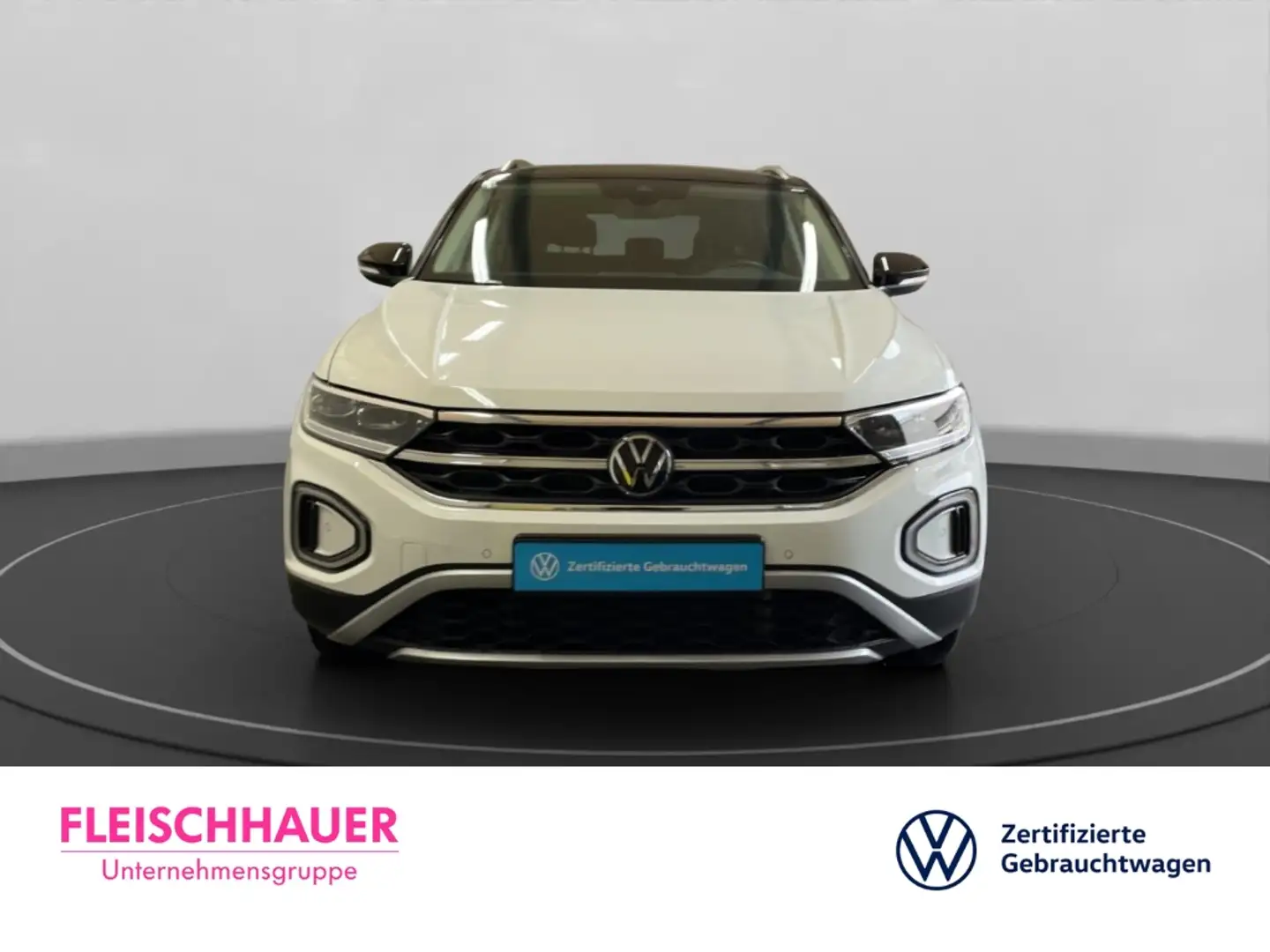 Volkswagen T-Roc Style 1.5 TSI LED AHK SHZ PDC Navi App-Connect Blanc - 2