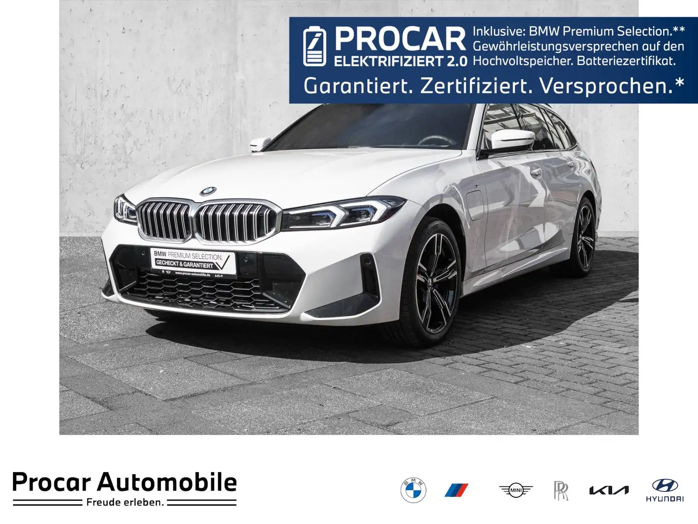 BMW 330 e xDrive M Sport Finanzrate ab 2,99% HUD A-LED DA Weiß - 1