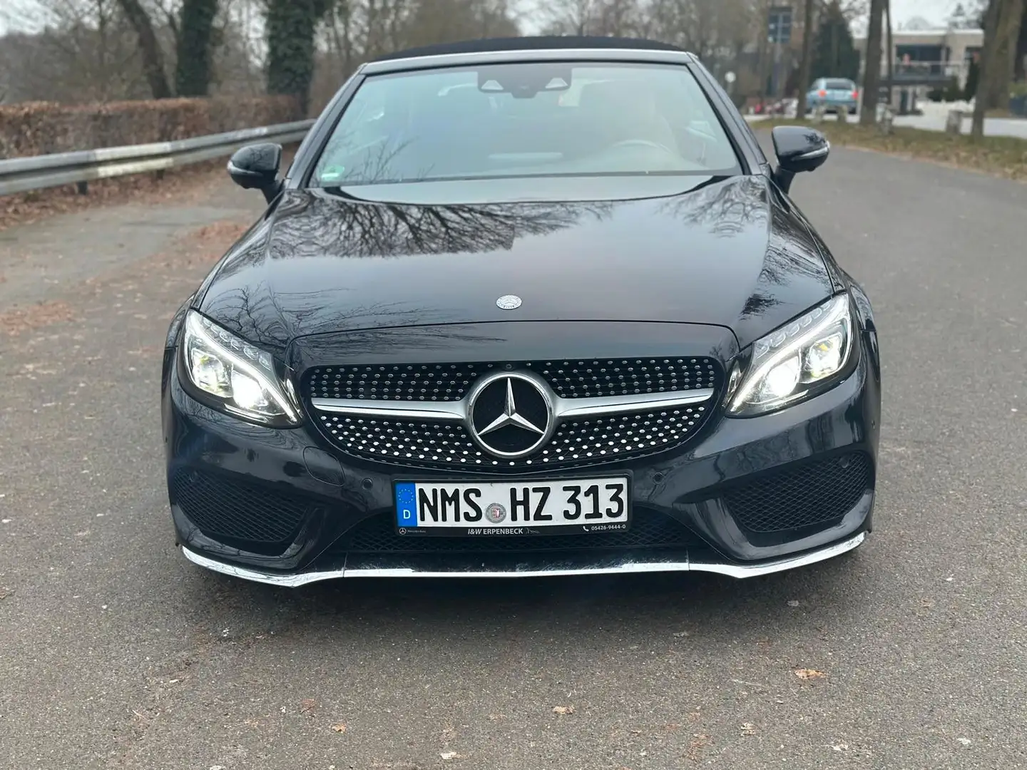 Mercedes-Benz C 220 Cabrio C 220 d/AMG/Totw/Hed Up/360Grad/Garantie Schwarz - 2