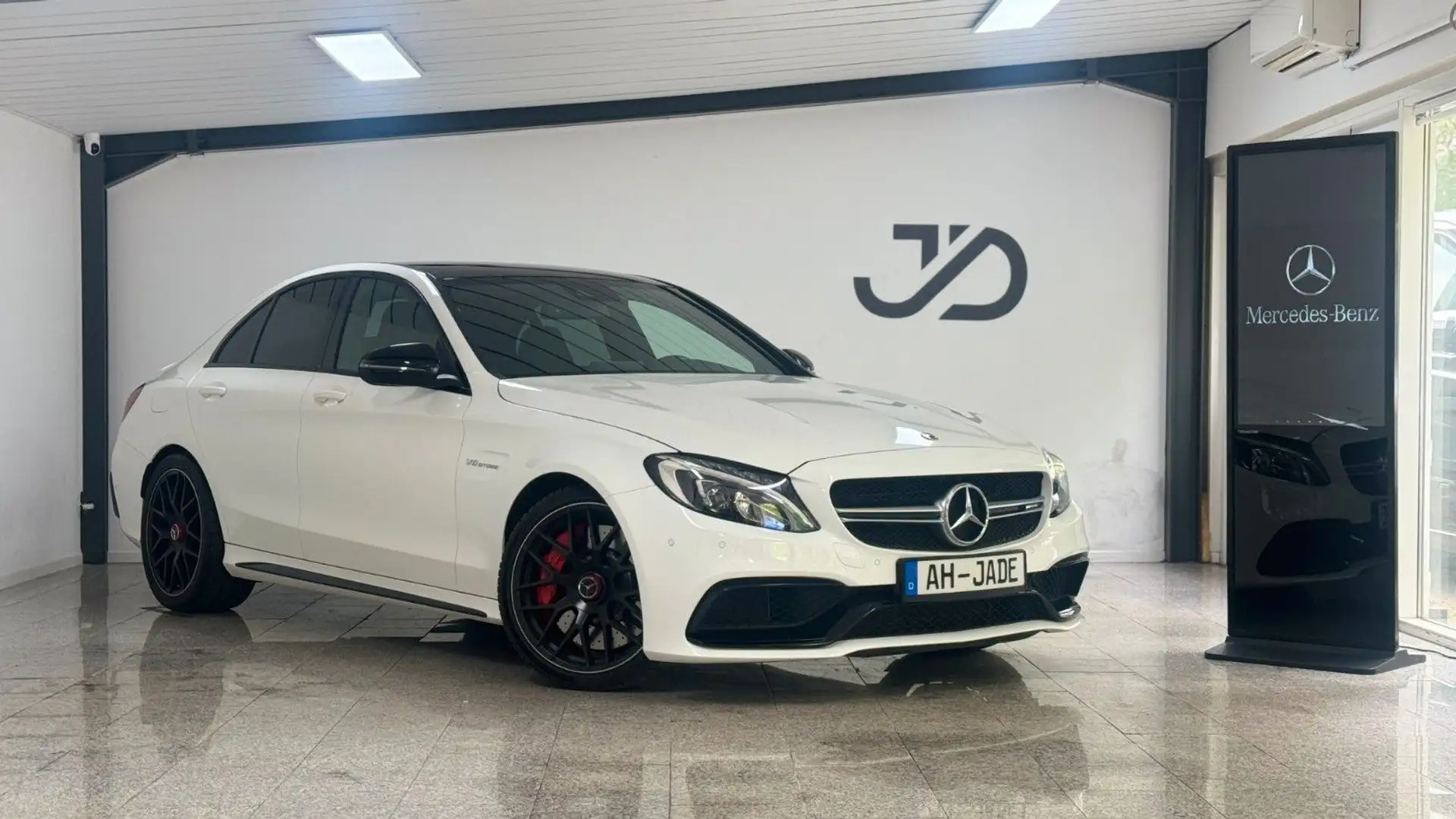 Mercedes-Benz C 63 S AMG *Panorama*Burmester*Memory Alb - 1