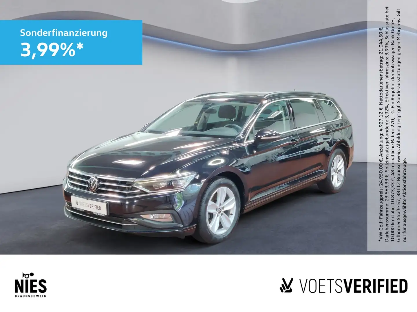 Volkswagen Passat Variant Business 2.0 TDI DSG MATRIX-LED+PANO+App-Connect Schwarz - 1