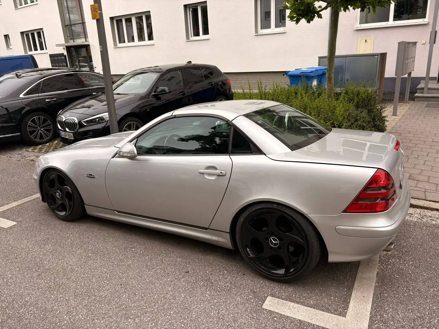 Oldtimer Mercedes Benz Slk r170 Silber - 1