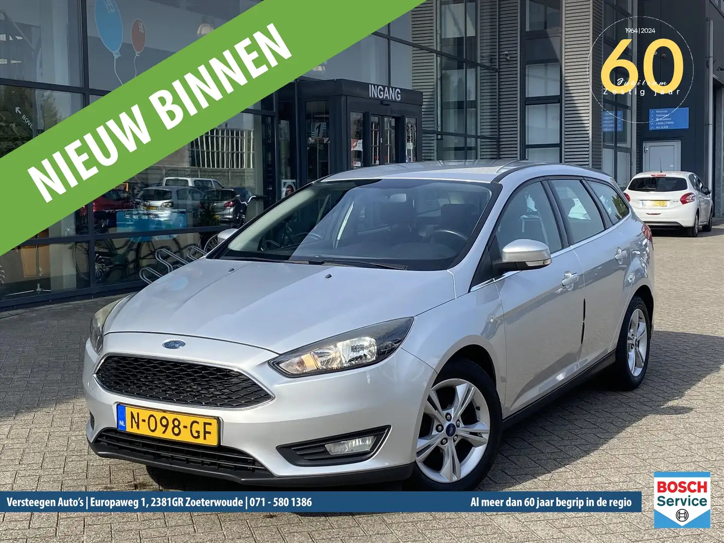 Ford Focus Wagon 1.0 EcoBoost 125pk Edition Gris - 1