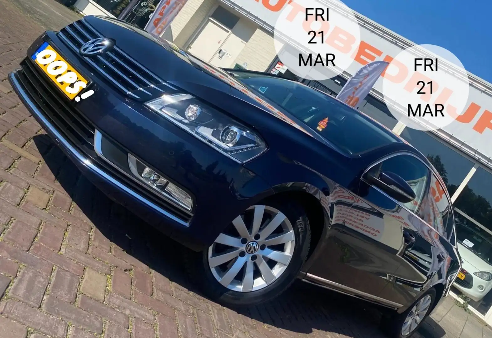 Volkswagen Passat VW Passat 1.4 TSI Highline met uitgebreide opties! Blauw - 1
