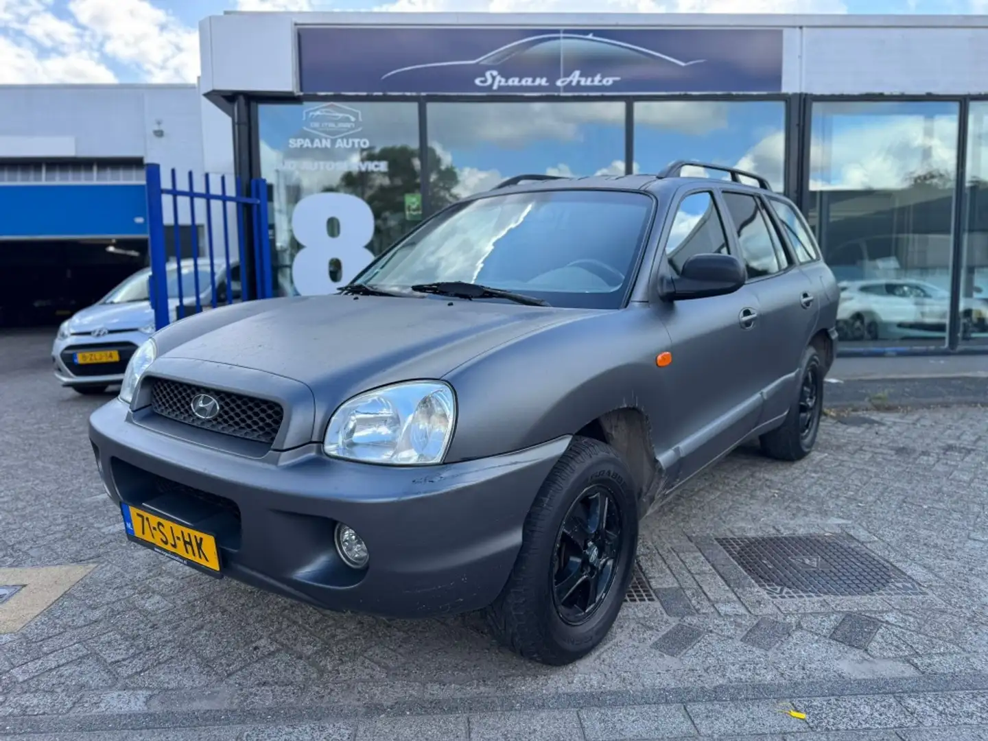 Hyundai SANTA FE 2.7i V6 4WD Style l Leer l Trekhaak Grijs - 1