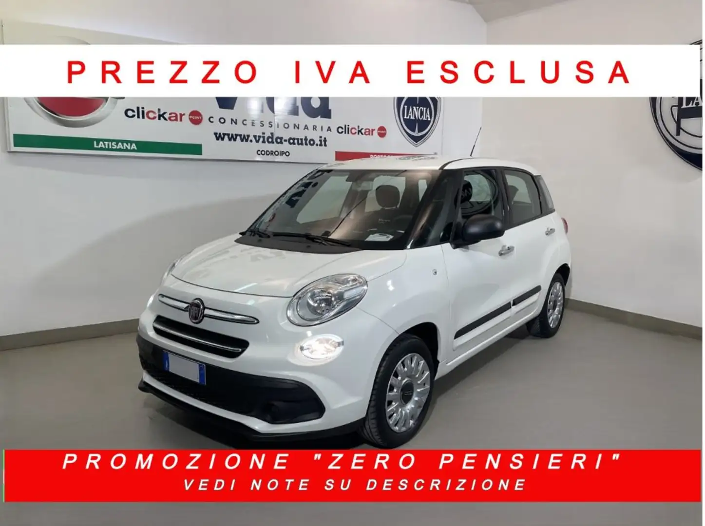 Fiat 500L 1.3 Multijet 95 CV Cambio Aut. AUTOCARRO Bianco - 1