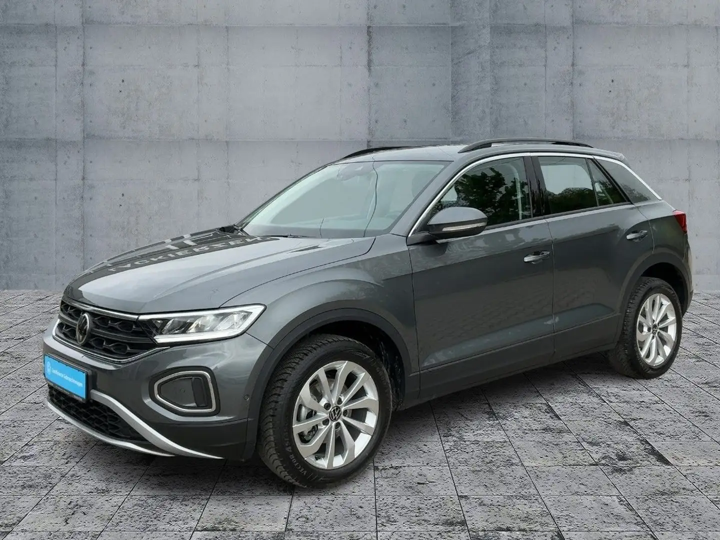 Volkswagen T-Roc 1.0 TSI LIFE 5J.GAR+LED+NAVI+DAB+SHZ+17Z. Grau - 2