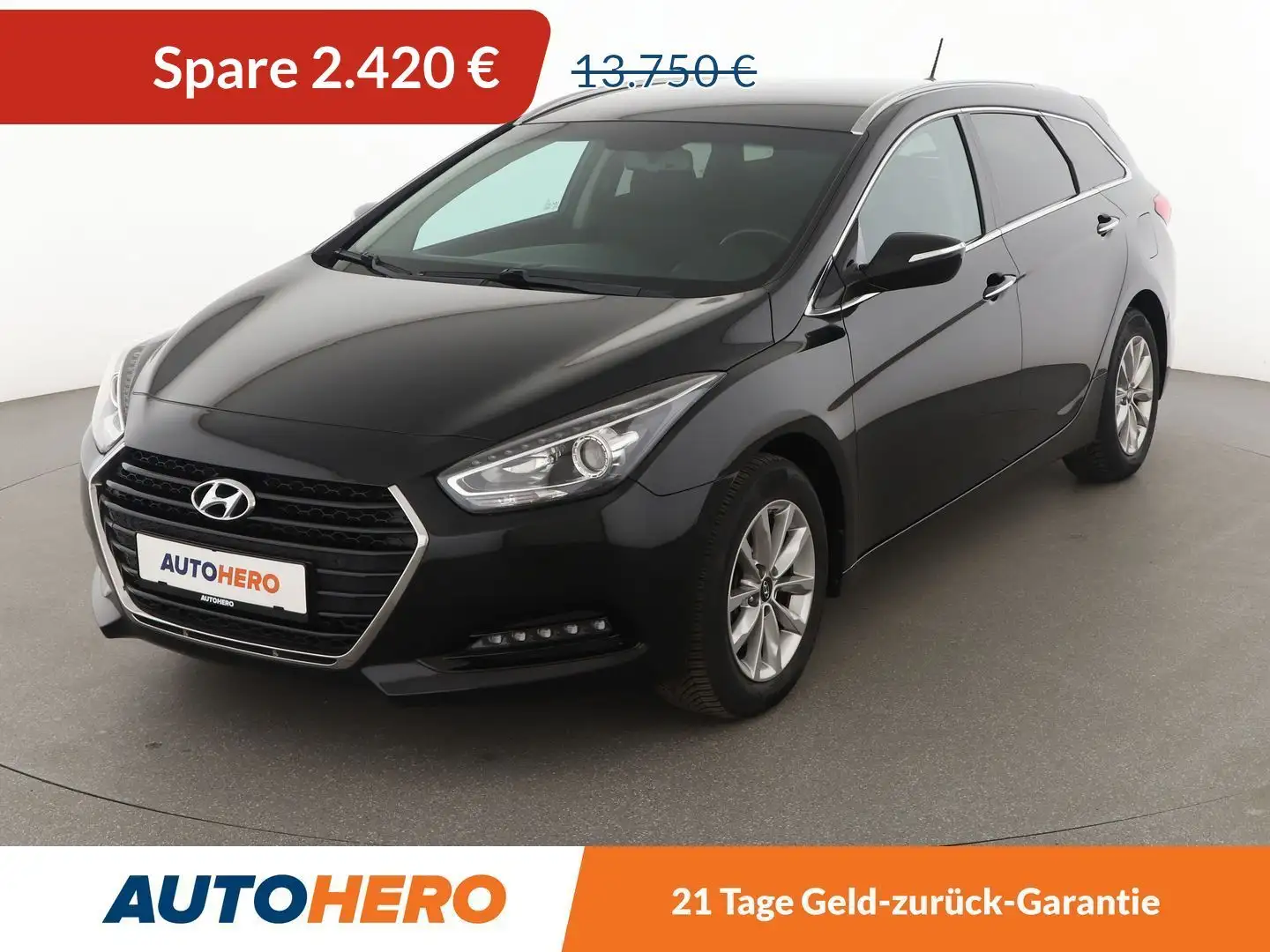 Hyundai i40 1.6 Trend Blue*TEMPO*PDC*SHZ*KLIMA*GARANTIE* Schwarz - 1
