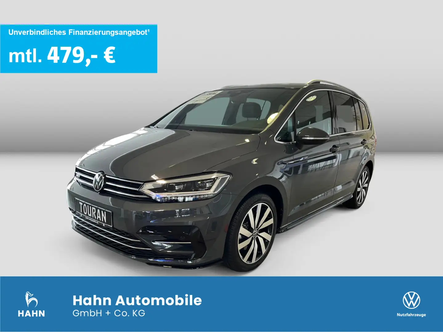 Volkswagen Touran TOURAN HIGHLINE 7-SITZER AHK NAVI R-LINE PANO Grau - 1