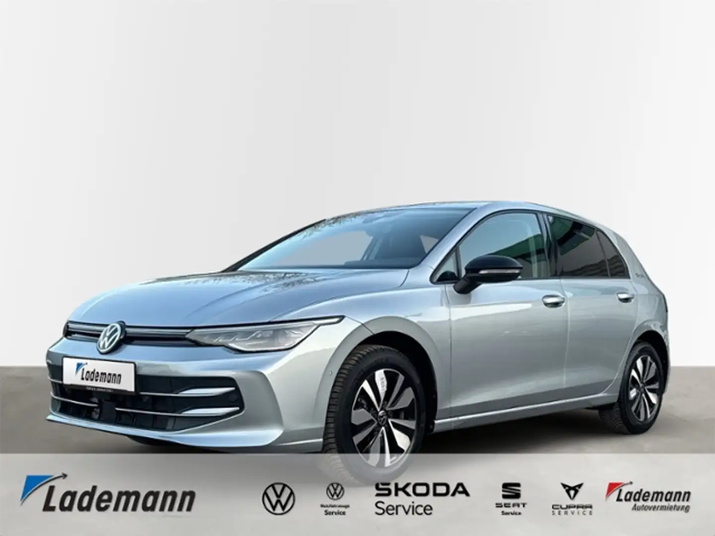 Volkswagen Golf VIII 2.0 TDI DSG GOAL AHK+RFK+HEAD-UP+NAVI+ Silber - 1