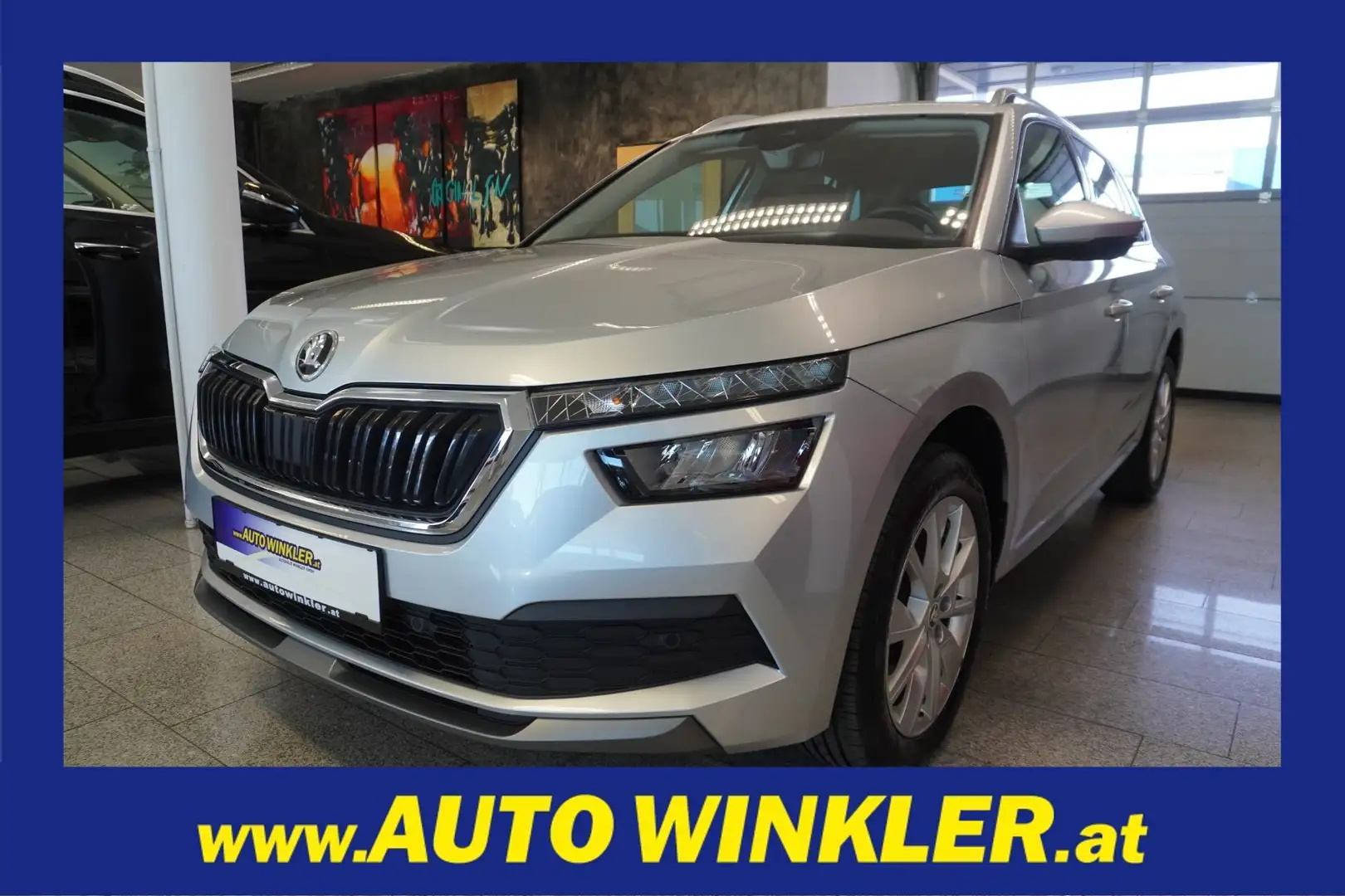 Skoda Kamiq 1,0 TSI Ambition Nvi/LED/PDC Silber - 1