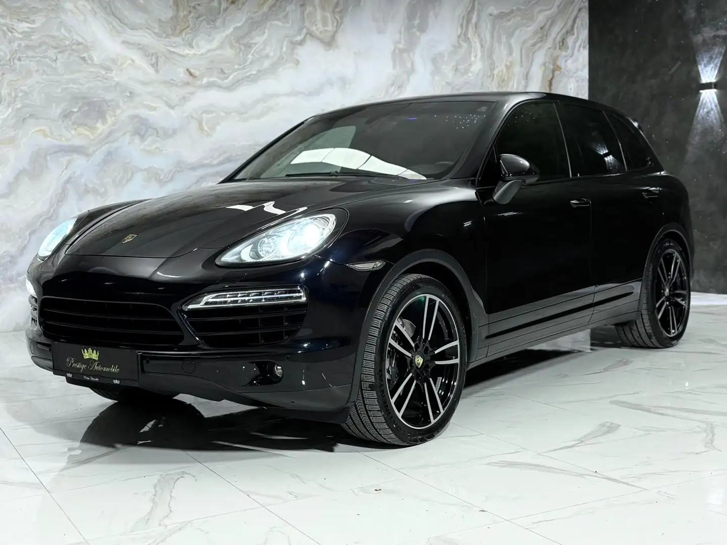 Porsche Cayenne II 3,0 Diesel * ALL BLACK * TURBO OPTIK * CARBON * Schwarz - 2