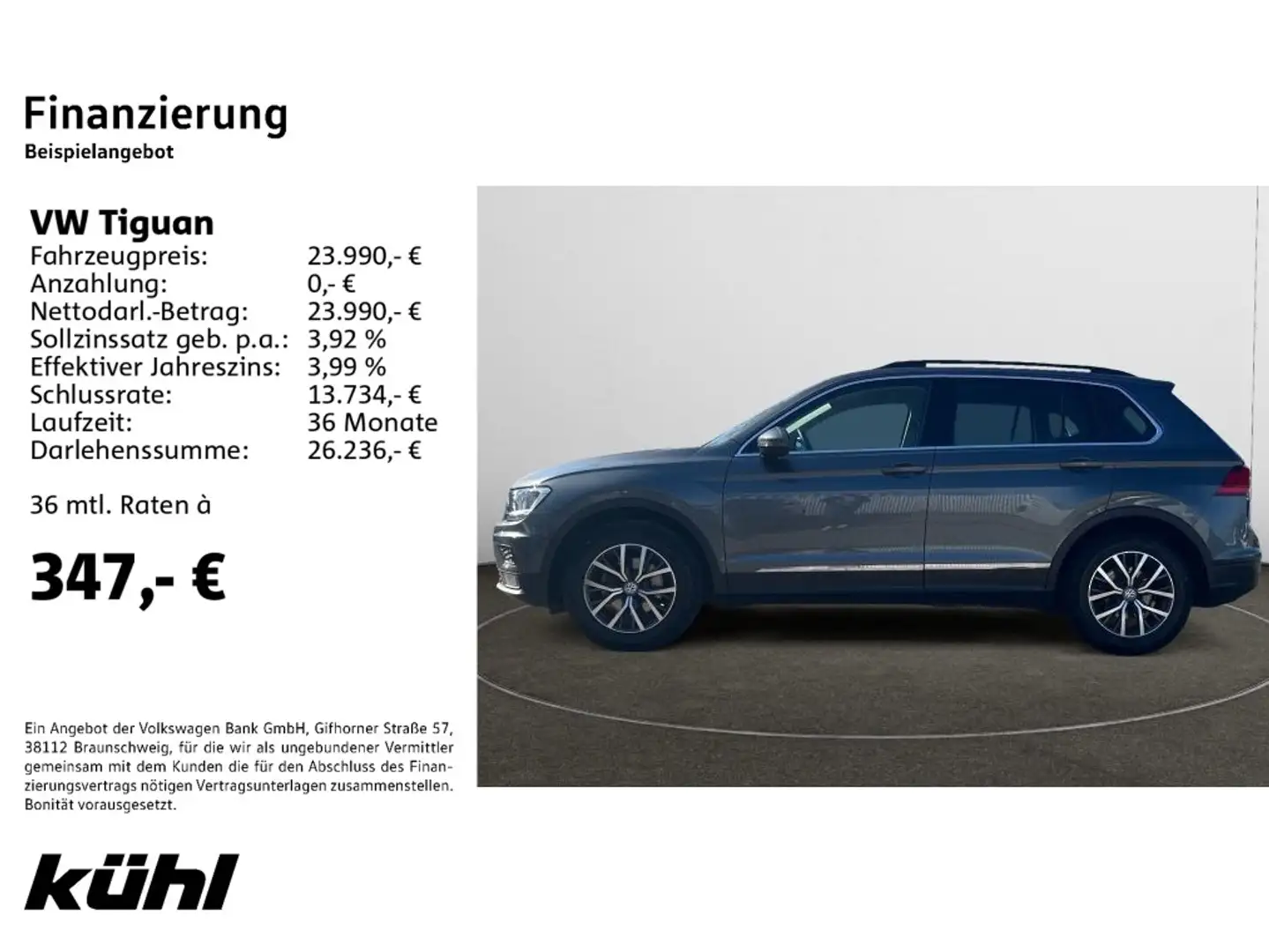 Volkswagen Tiguan 1.5 TSI Comfortline Navi,ACC Gris - 2