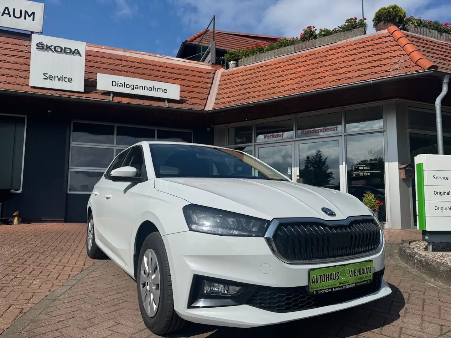 Skoda Fabia Selection 59kw-Tempomat-PDC-MFL-LED-Sitzh. Blanc - 2