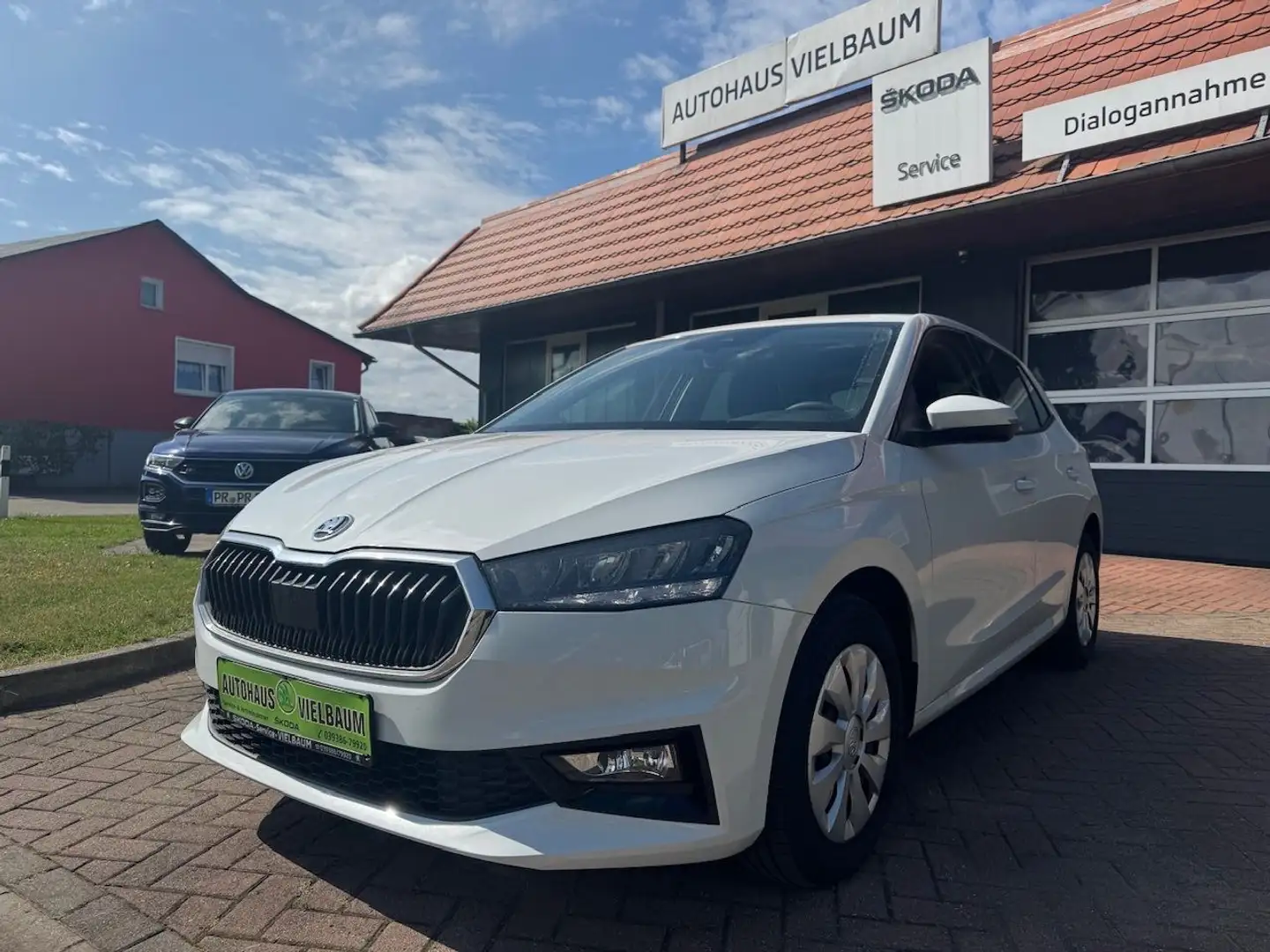 Skoda Fabia Selection 59kw-Tempomat-PDC-MFL-LED-Sitzh. Blanc - 1