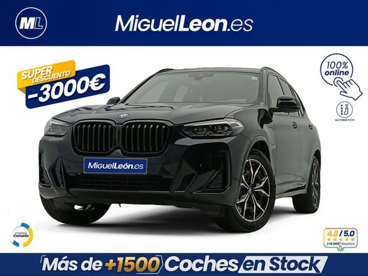 BMW X3 xDrive 30e xLine Negro - 1