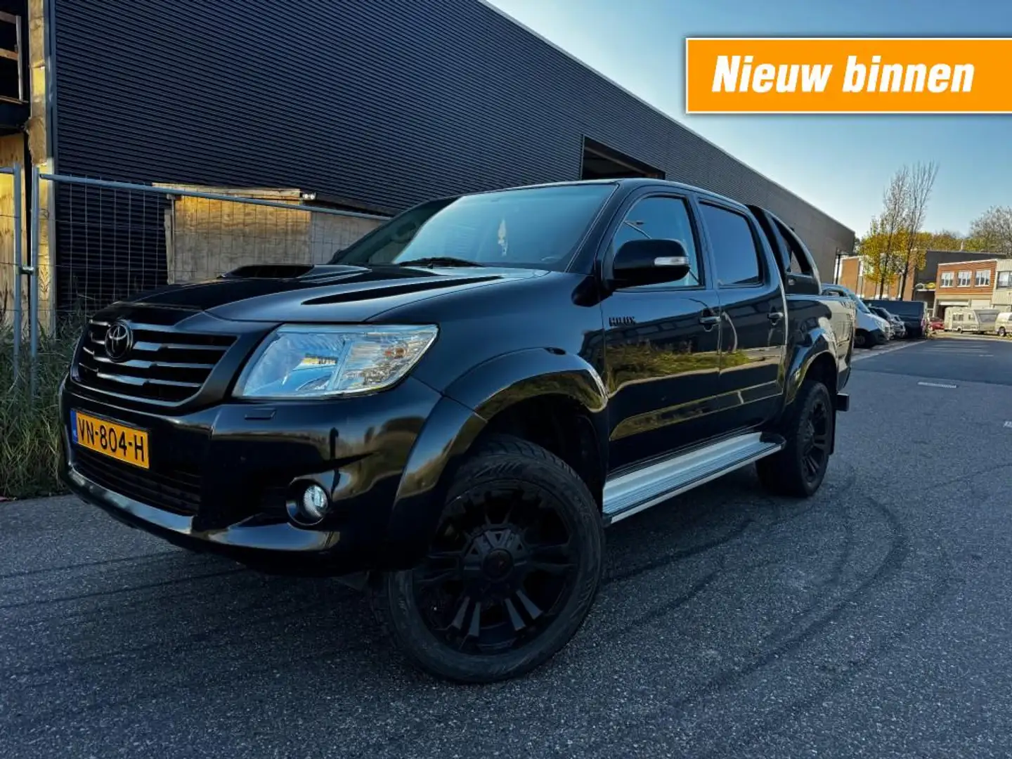 Toyota Hilux 3.0 D-4D SR DC 4WD AUT LEER 5 PERS CAMERA CLIMA AP Negro - 1
