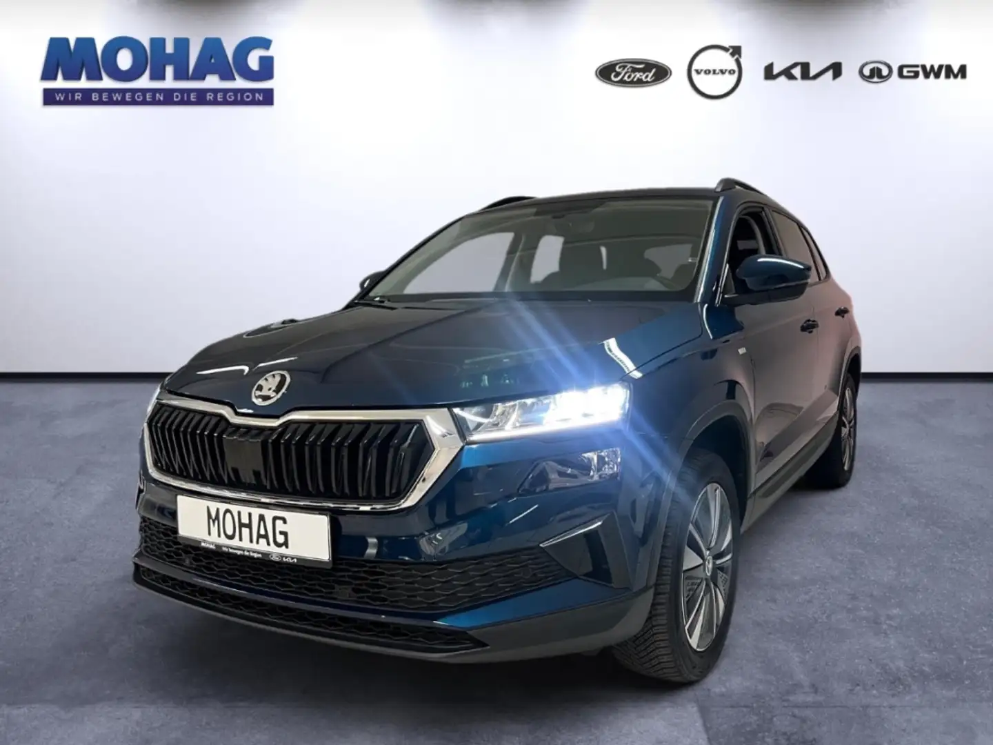 Skoda Karoq 1,5 ltr. 150PS Tour *AHK*NAVI*LED*AUTOMATIK* Bleu - 1