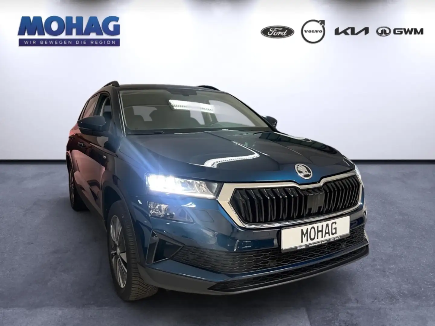 Skoda Karoq 1,5 ltr. 150PS Tour *AHK*NAVI*LED*AUTOMATIK* Bleu - 2