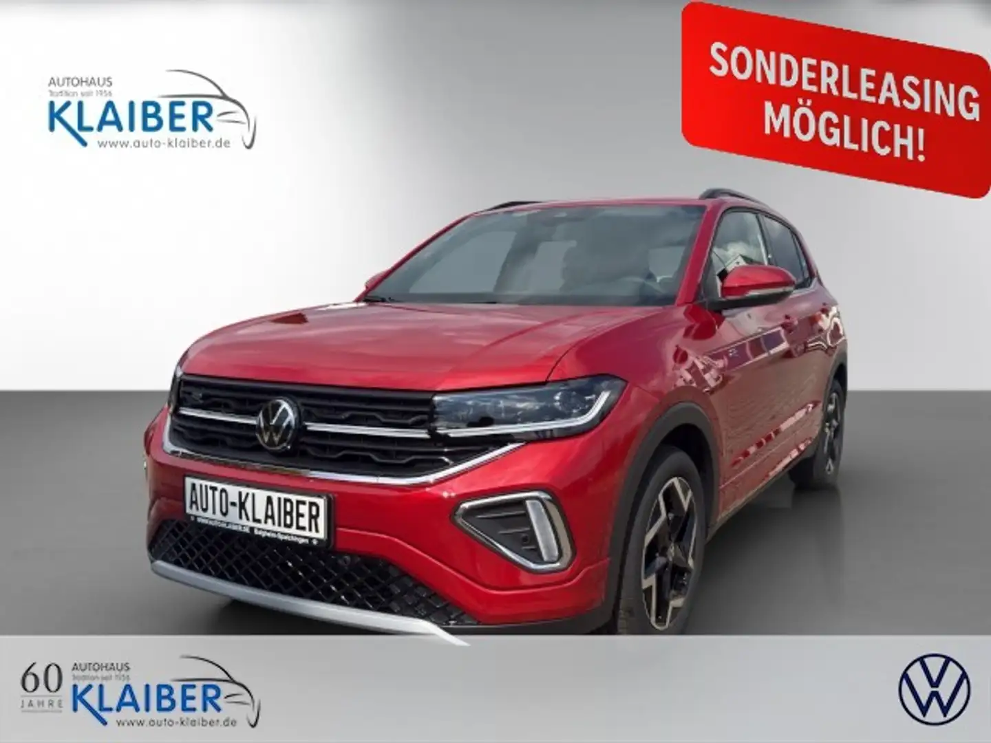 Volkswagen T-Cross R-Line 1.0 l TSI DSG NAVI+AHK+KAMERA+ACC Klima Rot - 1