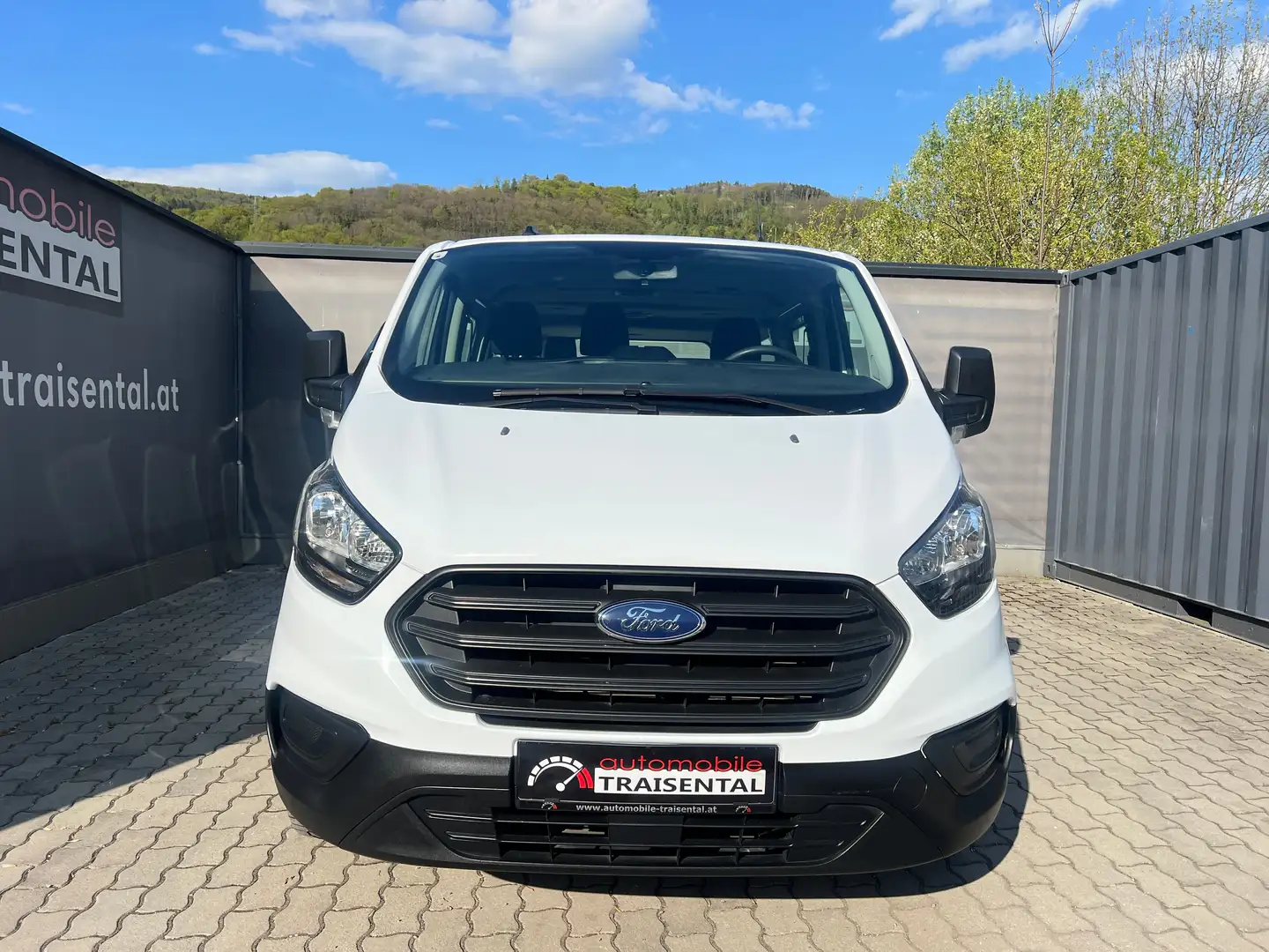 Ford Transit Custom 9 Sitze 320 L2 mit AHK Weiß - 2