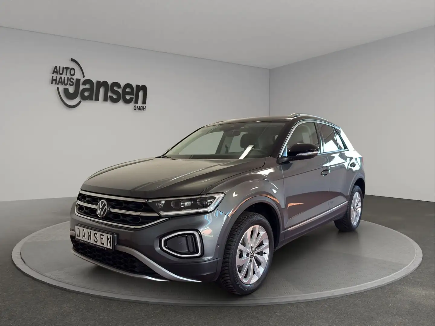 Volkswagen T-Roc Style DSG +ACC+AHK+APP+eHeckkl.+IQ-Light Grau - 1