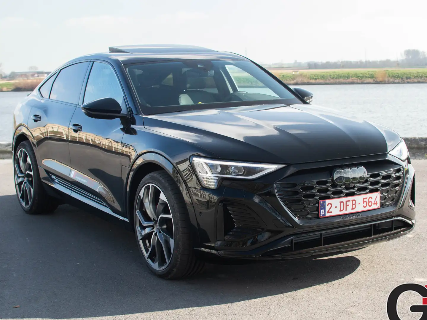 Audi Q8 e-tron Sportback 89 kWh 50 Quattro S line Zwart - 1