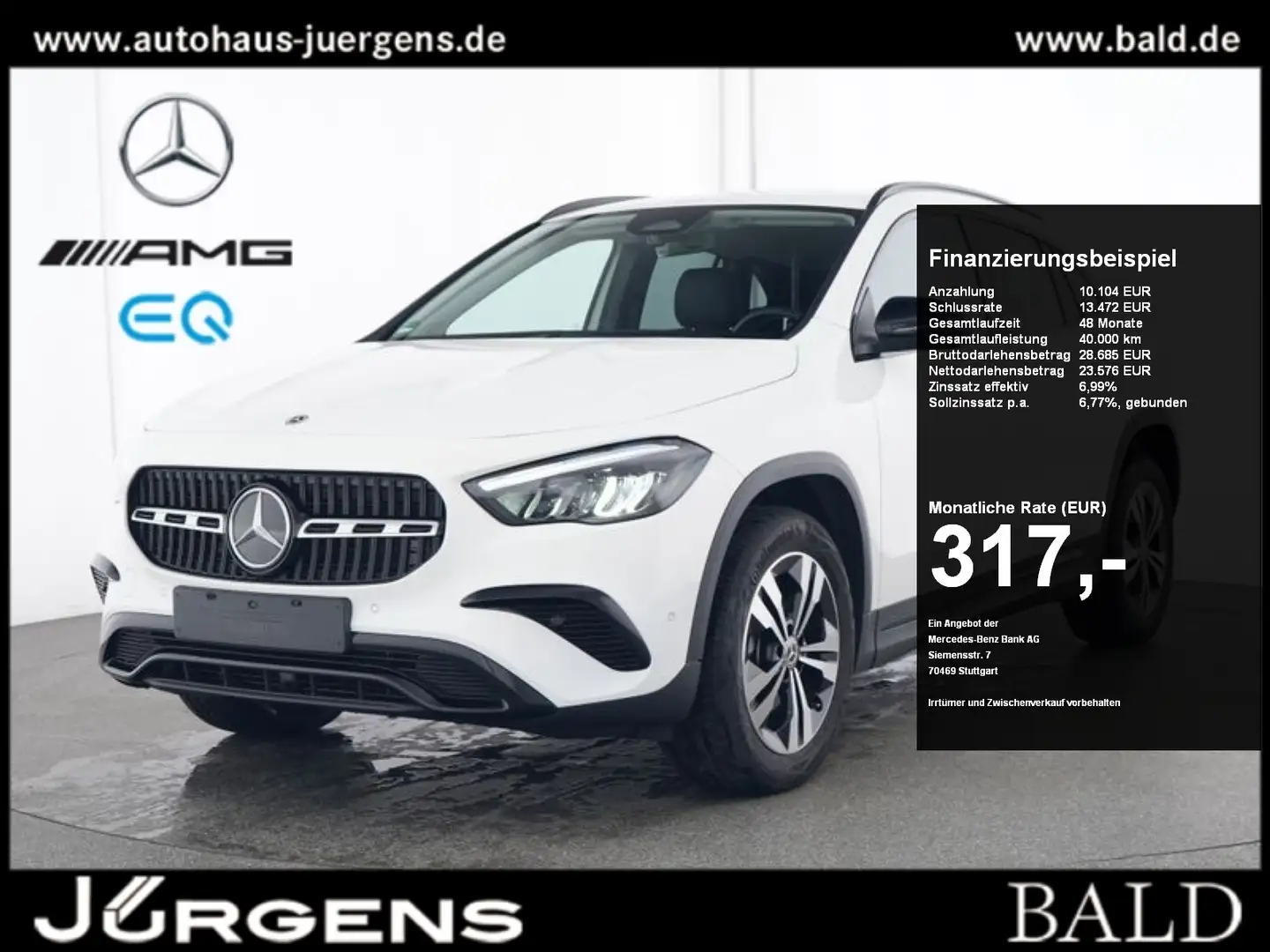 Mercedes-Benz GLA 180 Progressive-Advanced/LED/Easy/Night/18" Blanco - 1