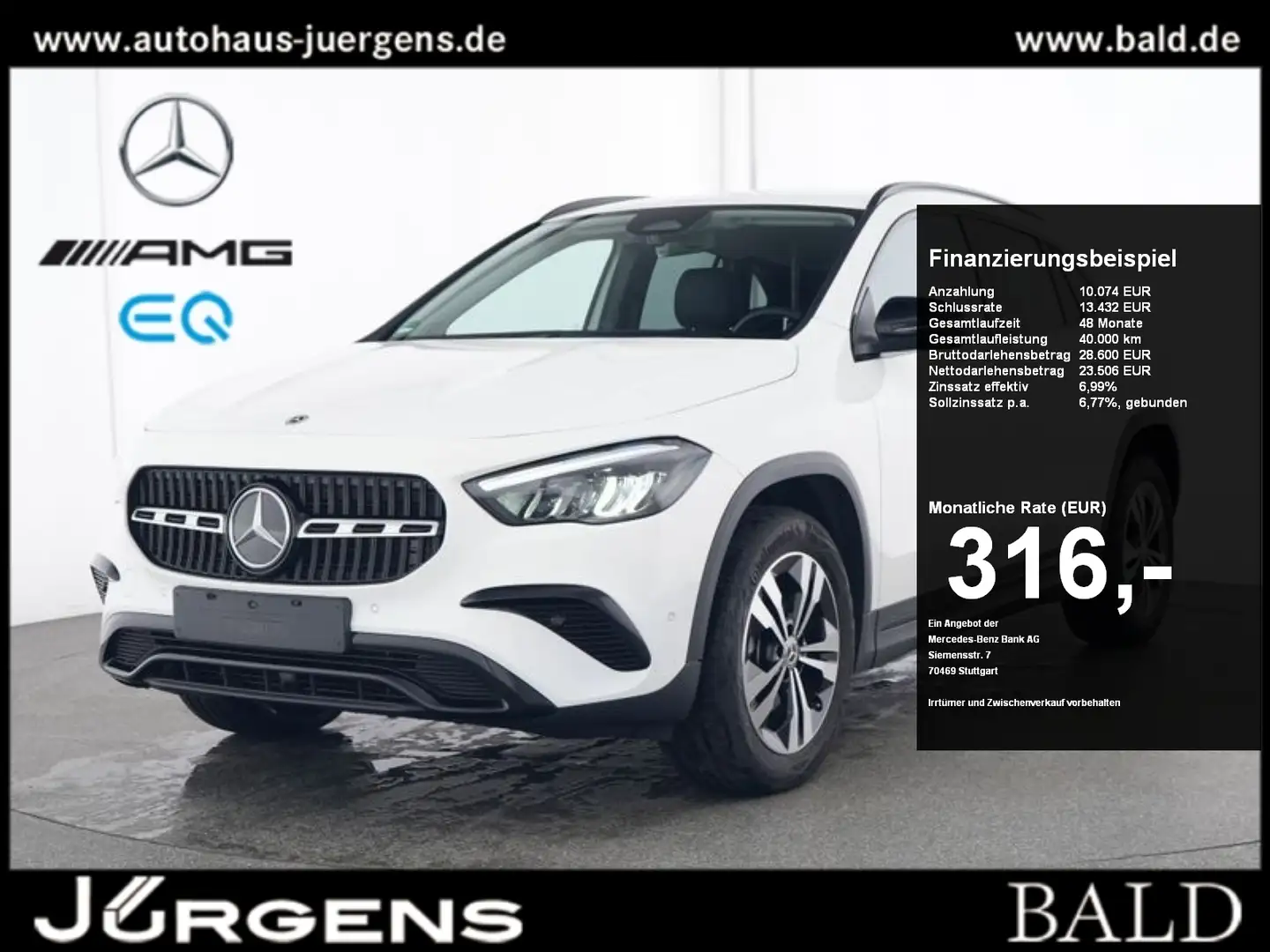 Mercedes-Benz GLA 180 Progressive-Advanced/LED/Easy/Night/18" Білий - 1