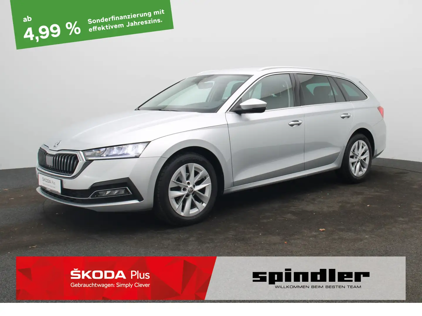 Skoda Octavia Combi Style 2.0 TDI DSG / Navi, AHK, LED Argent - 1