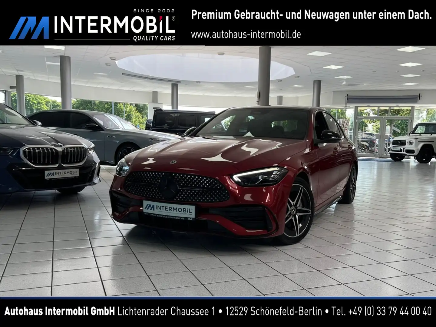 Mercedes-Benz C 200 4Matic*AMG*Leder*Keyless*Park-Paket*Kamera Rot - 1