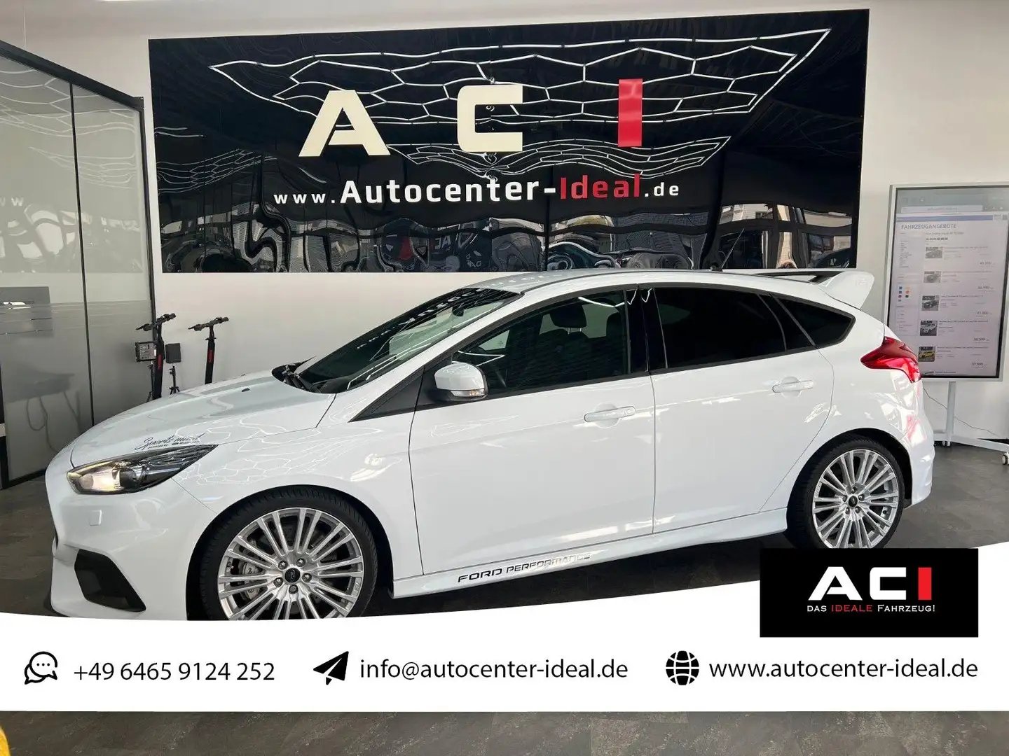 Ford Focus Lim. RS, 1.H. -TSZ, Kamera, RecaroS., SH Weiß - 1