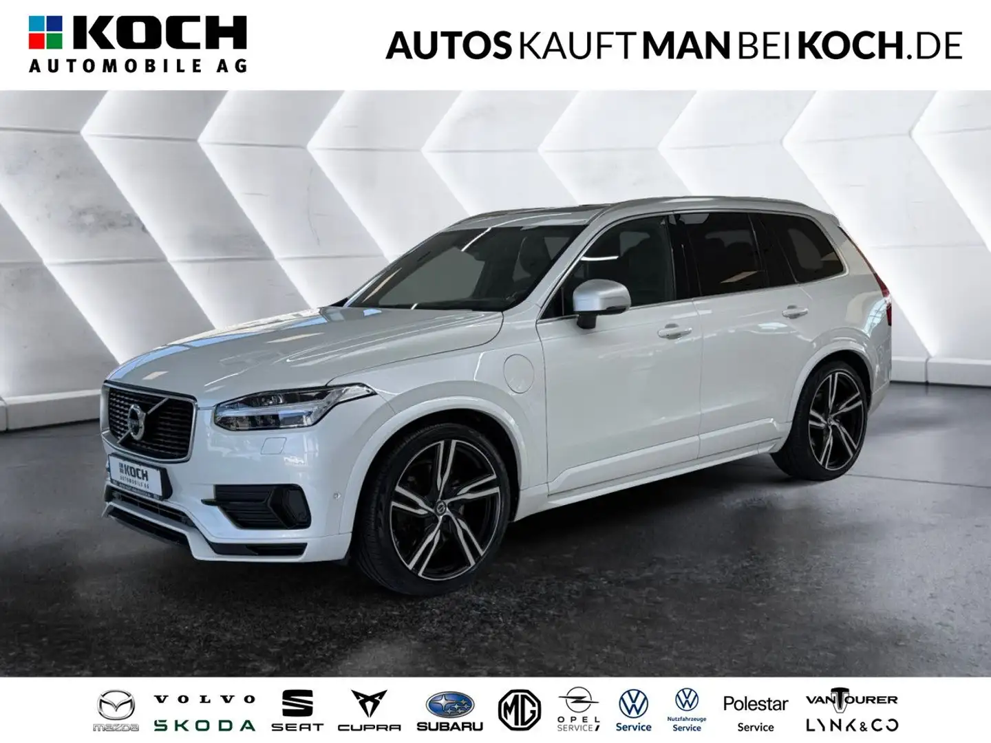 Volvo XC90 T8 Twin Engine R-Design PANO BLIS AHZV B&W Weiß - 1