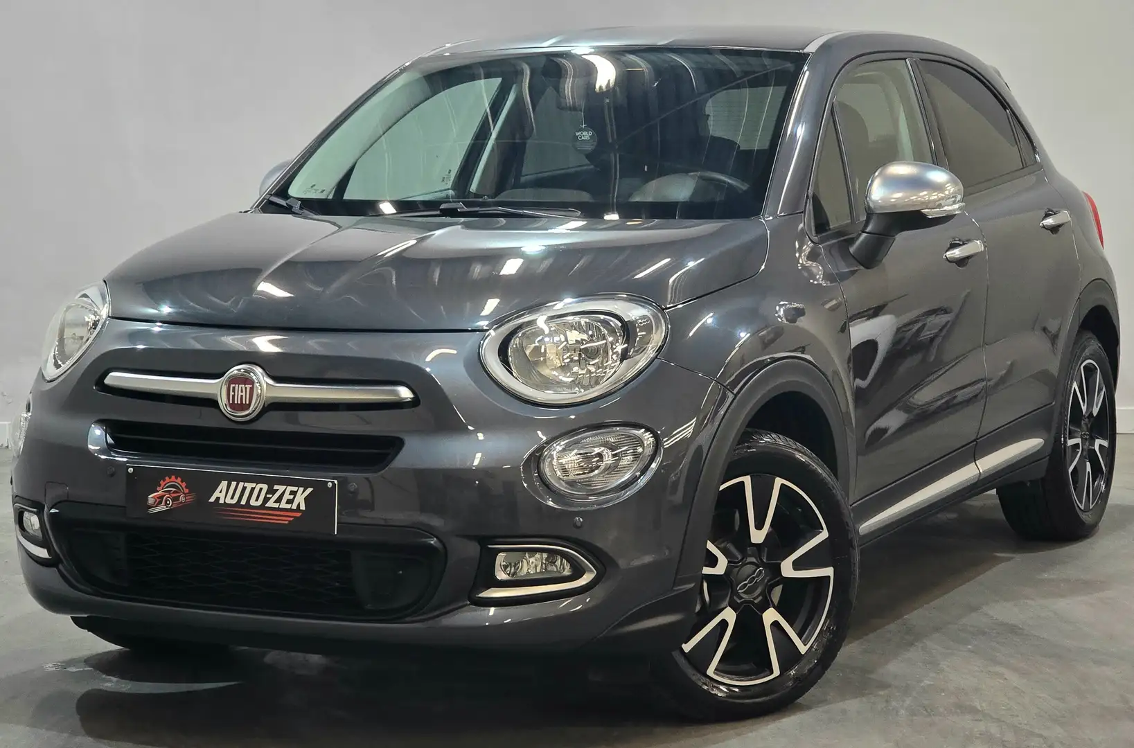 Fiat 500X 500X 1.6i / NAVI/AIRCO/ATTACHE REMORQUE/EURO 6B/ Silber - 2
